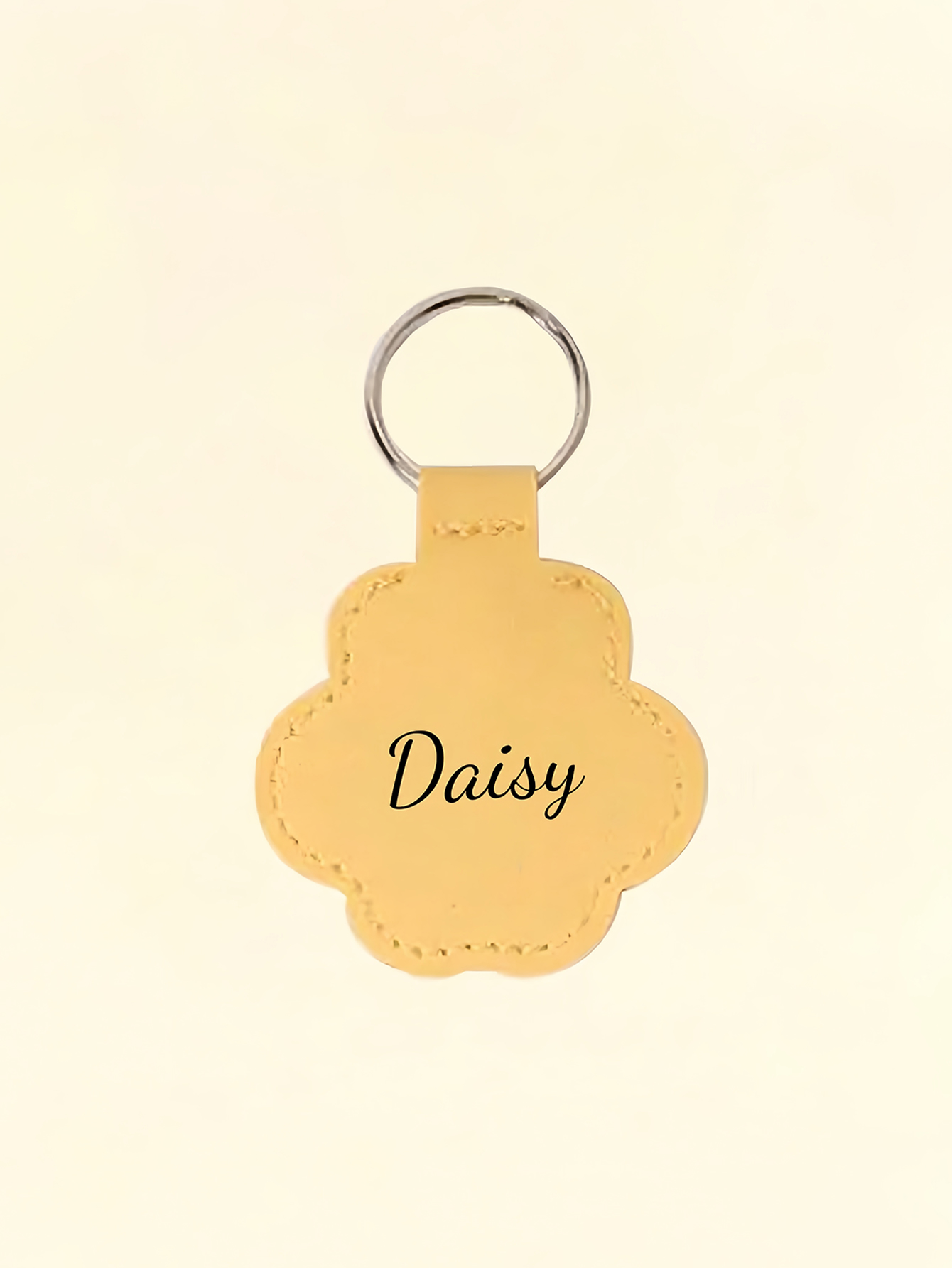 Custom PU Leather Pet Hair Keychain Keepsake Cat and Dog Hair Keychain Memorial Pet Hair Capsule Keychain Souvenir